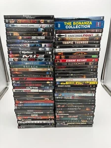 Massive HUGE Lot of 70 DVDs Movies Action, Drama, SCI-FI, Adventure, Thriller - Foto 1 di 5