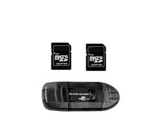 NEW Two 2x microSD to SD Card Adapter MICROSD-ADAPTER+ Card Reader - Picture 1 of 1