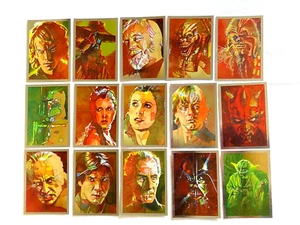STAR WARS GALAXY Series 7 (Topps 2012) Complete SILVER FOIL Chase Card Set (15) - Picture 1 of 2
