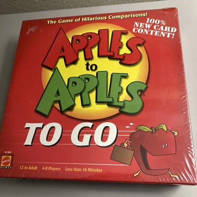 Mattel Apples to Apples To Go Game of Hilarious Comparisons Travel Edition New - Image 1 of 2