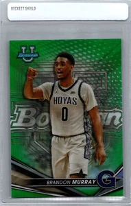2022-23 Bowman Best U Brandon Murray Rookie Georgetown #87 Green Refractor /99 - Picture 1 of 2