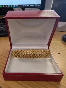 Seltene Omega 14k Gelbgold versteckte Uhr / Armband + Papiere - Bild 1 von 8