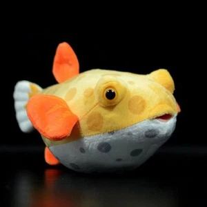 23cm Simulation Boxfish Plush Toy Stuffed Sea Animal Soft Fish Doll Kids Gifts - Picture 1 of 4