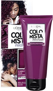 L'OREAL coloration temporaire Colorista Washout burgundyhair Bordeau pour brune - Picture 1 of 3