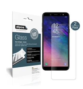 2x Protection pour Samsung Galaxy A6 ecrán mat Verre souple Film Protecteur 9H - Photo 1 sur 9