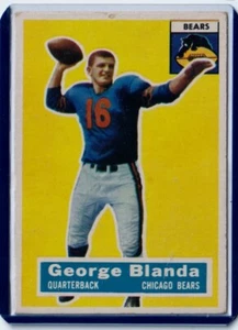 GEORGE BLANDA Chicago Bears 1956 Topps #11 - Photo 1 sur 4