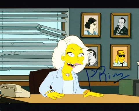 JOAN RIVERS SIGNED 8X10 PHOTO AUTOGRAPH THE SIMPSONS FOX FASHION ICON COA B Cover