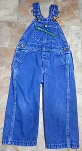 Mono de mezclilla azul imperial Key de colección para niños pequeños talla 21x11 EE. UU.? Pantalón con tirantes juvenil - Imagen 1 de 10
