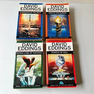 4 x The Malloreon Series Books by David Eddings Paperback Fantasy Novels Bundle - Picture 1 of 14