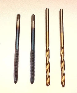 M2 Gewindebohrer *auch mit gratis-Vorbohrer* NANO-BLAU Gewindeschneider 2,0mm - Bild 1 von 5