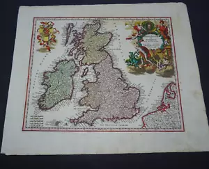 Antique Map of Great Britain by Christoph Weigel 1718 - Picture 1 of 7