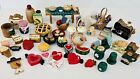 Vintage Lot Accessories Dollhouse Miniatures Holiday Décor Handmade Wood