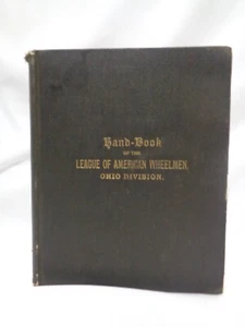 1892 RARE Handbook League of American Wheelman Ohio Division Cycling - Picture 1 of 15