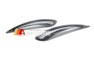 Carbon Fiber Front Hood Duct Vent Cover Trim + Mesh fits 2020-25 Toyota GR Supra - Picture 1 of 5