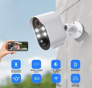 Saker 1080P Wireless Security Camera,Outdoor WiFi-Home Waterproof Cameras - Picture 1 of 20