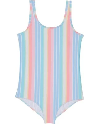 NEW Billabong Girl's Stoked On Stripes 1 piece Swimsuit Multicolor size 12 - Image 1 of 4