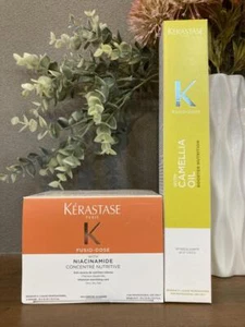 KERASTASE Fusio Dose Treatment Nutrition Concentre + Booster Set fast shipping - Picture 1 of 3