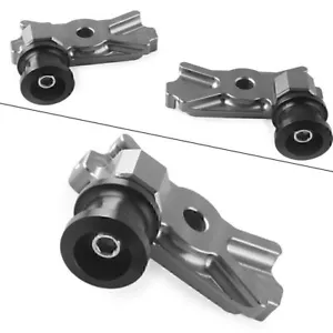 Grau CNC Schwingenspulenadapter/Halterungen passend für Kawasaki Ninja 250 300 Set - Bild 1 von 4