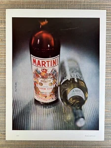 Martini & Rossi Aperitif Sweet Wermouth Bottle 1958 Vintage Print Ad - Bild 1 von 1