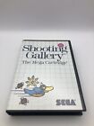 Shooting Gallery Sega Master System avec manuel 8 bits rétro 1987 #1038