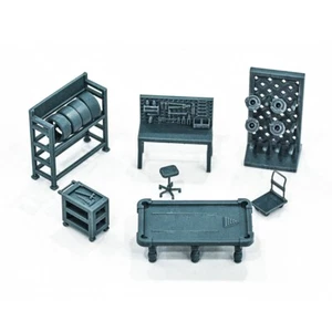 Yao's Studio 1/64 Car Garage Tool Model Maintenance Workshop Scene Display Props - Picture 1 of 1