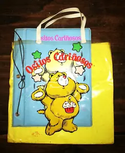 VINTAGE SELTENE 80ER JAHRE PFLEGE BÄREN ARGENTINIEN VINYL TASCHE & ORDNER SET MIT LIC. - Bild 1 von 6