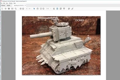 Como construir um guia de tanque: modelos de construção de arranhões: Warhammer 40k: WH40K: qualquer exército! - Imagem 1 de 4