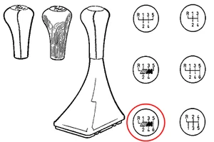 Insignia emblema de perno de cambio de 6 velocidades BMW M E36 E38 E39 E46 E60 E63 E90 25112227939 - Imagen 1 de 2