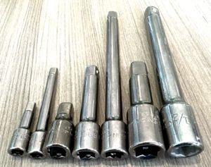 RARE 7 ASS’T CRAFTSMAN EXTENSIONS ALL USA MADE 1-1/2 IN, 3 IN, 6 INCH - Picture 1 of 11