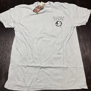 MEDIUM - Florida State Seminoles Comfort Colors Mens Gray Short Sleeve T-Shirt - Picture 1 of 5