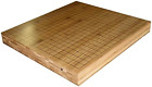 2" Reversible Solid Bamboo 19X19 Go Game and 13X13 Quick Game Board