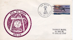 USS ST LOUIS LKA-116, USS ST LOUIS 1977 FDC19229 - Picture 1 of 1