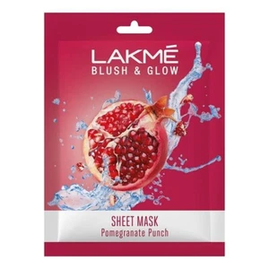 Lakmé Blush & Glow Strawberry Kiwi Lemon Pomegranate Watermelon Sheet Mask 20 ml - Picture 1 of 3
