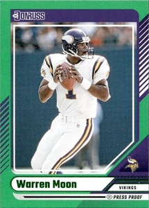 Warren Moon - 2024 Donruss - Green Press Proof #126 - Imagen 1 de 2