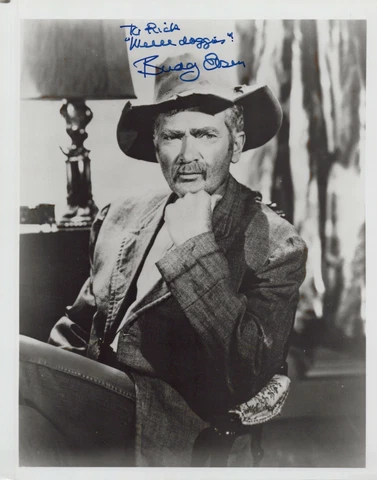 Buddy Ebsen (Vintage, inscribed) signed 8x10 photo Cover