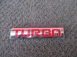 CHEVY SONIC Nameplate TURBO OEM 2014 2015 2016 - Bild 1 von 3