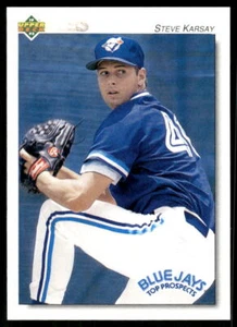 Steve Karsay 1992 Upper Deck Minor League #154 Dunedin Blue Jays - Picture 1 of 2