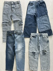 Lot 4 RIVER ISLAND, ART CLASS Girls Blue Denim Jeans Sz 5Y - Picture 1 of 3