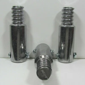 Puntas roscadas de metal de 3 piezas para postes de madera de 3/4" (.75"). (Compra 3 y obtén 1 gratis) N - Imagen 1 de 6
