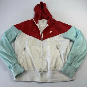 Nike Men's Windbreaker Windrunner Jacket Full Zip Colorblock Multicolor Medium - Picture 1 of 14