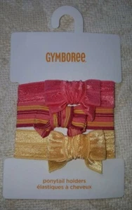 GYMBOREE Friendship Camp corallo elastico coda di cavallo porta cravatta capelli accessori nuovo con etichette - Foto 1 di 2