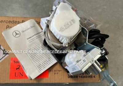 Cinturón de regazo y hombro beige Mercedes Benz GLS ML GL GLE 12-19 OE 16686016008P19 Foto 1 de 3