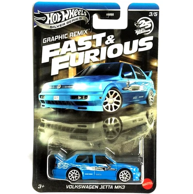 Hot Wheels Volkswagen Jetta MK3 Fast & Furious Graphic Remix 3/5 OVP - Bild 1 von 4