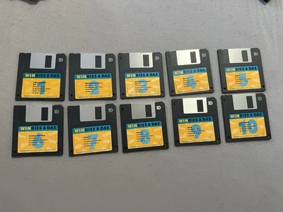 WIN DIES & DAS – 10 Disketten Anthologie für Windows 3.x – Zweitausendeins - Bild 1 von 4