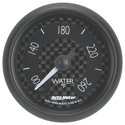 AutoMeter 8055 GT Series Electric Water Temperature Gauge 260F Digital - Image 1 of 4