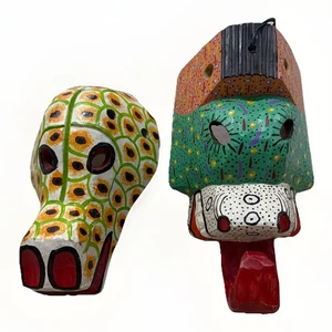 Handcrafted Guatemalan Mask (Antigua Guatemala) Option Of Two, Volume Priced - Picture 1 of 13