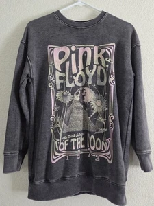 Pink Floyd Hoodie The Dark Side of the Moon Tour Graphic Youth Sz XL Gray - Picture 1 of 2