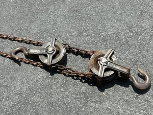 Vulcan 1/4 Ton, Manual Chain Fall Pulley Hoist Differential 9+ feet of chain - Picture 1 of 13