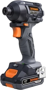 DOVAMAN Advanced Cordless Impact Driver, 1/4'' Hex 20V Brushless 1,770 In-lbs - Picture 1 of 9