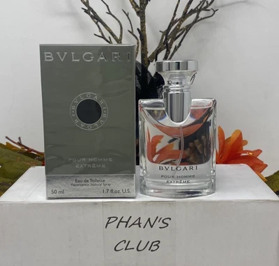 Bvlgari Extreme 1,7 OZ Eau de Toilette Spray Colonia Aromática Leñosa para Hombres Foto 1 de 4